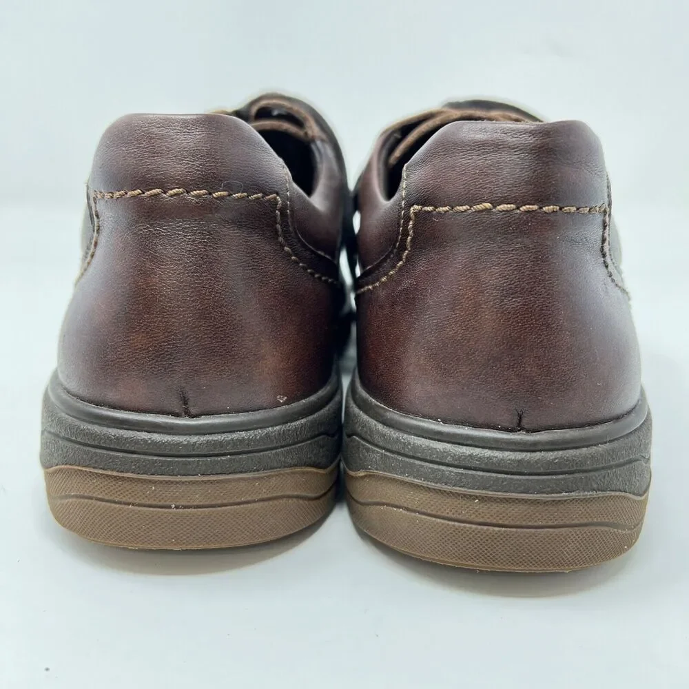 Mephisto Douk Waterproof Oxford Shoes Mens Brown Chestnut Leather US 7.5 EUR 7